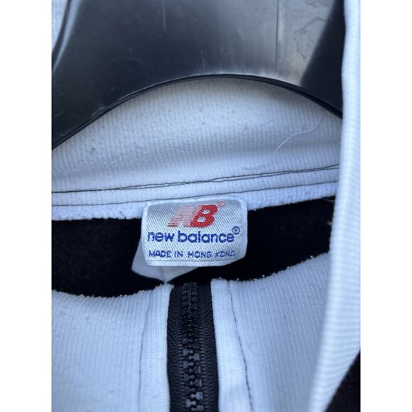 Vintage 90s New Balance Hong Kong Jacket 1/4 Zip Size XL White - Picture 9 of 16